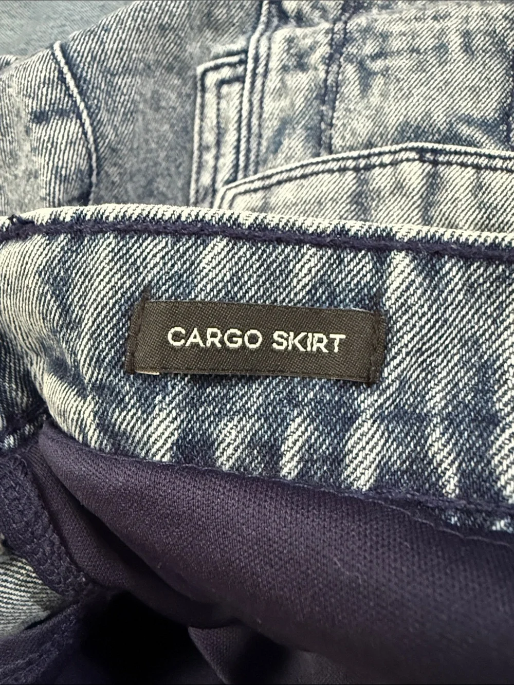Justice Cargo Jean Skirt Girls Size 7 Denim